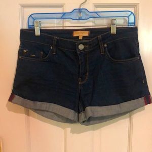 Sanctuary dark wash denim shorts